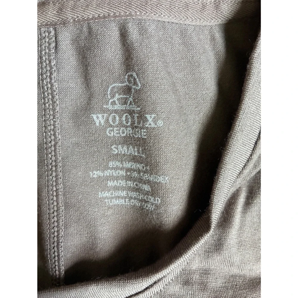 Woolx Georgie Merino Wool Dress Small Gray A-Line Pocket T-Shirt  Hiking Travel